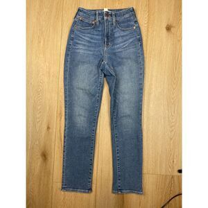 Madewell The Curvy Perfect Vintage Jeans Size 23 Light Wash High-Rise